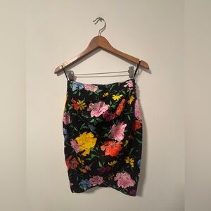 Vintage Ungaro Ter 1980's Floral Pencil Skirt